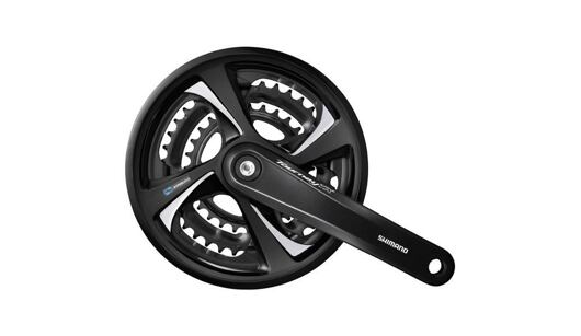Kliky Shimano FC-TX801 s krytem - 42x32x22 - 170mm - černé