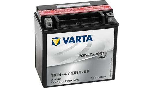 Motobaterie Varta AGM YTX14-BS