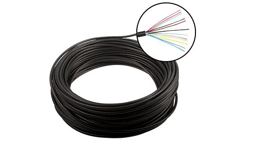 Multipa kabel 13žilový 12 x 1 mm + 1 x 1,5 mm gum.plášť 0,5m