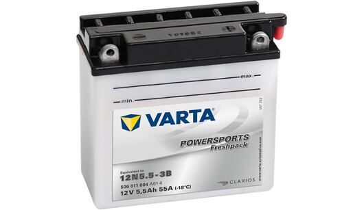 Varta Powersport Freshpack 12N5,5A-3B
