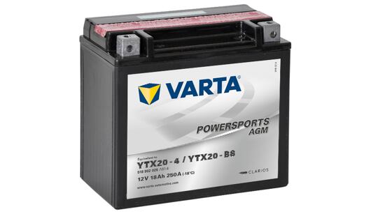 Varta PowerSports AGM YTX20-BS